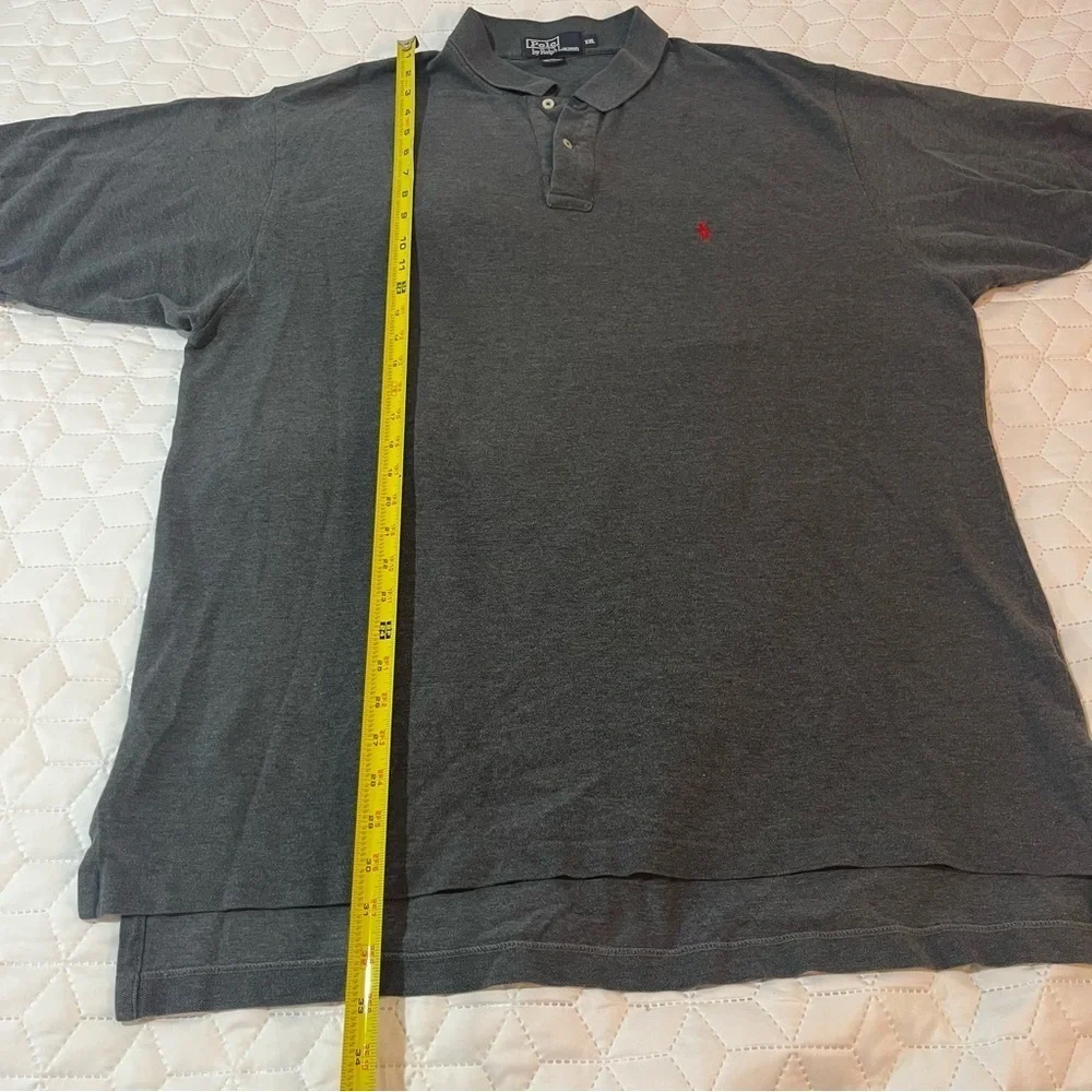 Polo Ralph Lauren Classic Cotton Piqué Short Sleeve Shirt Dark Heather Grey XXL